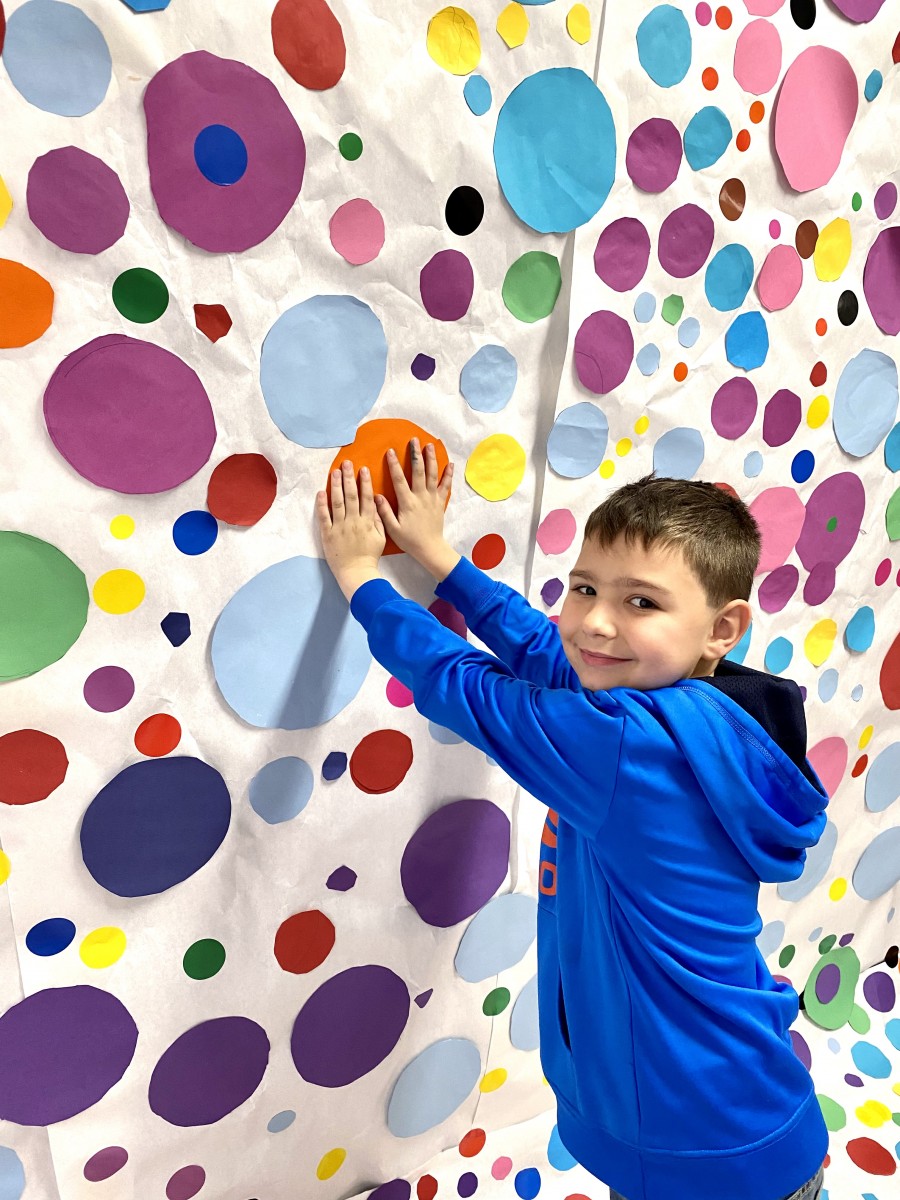 Vails Gate Scholars Create Art Installation Inspired by Japanese Artist